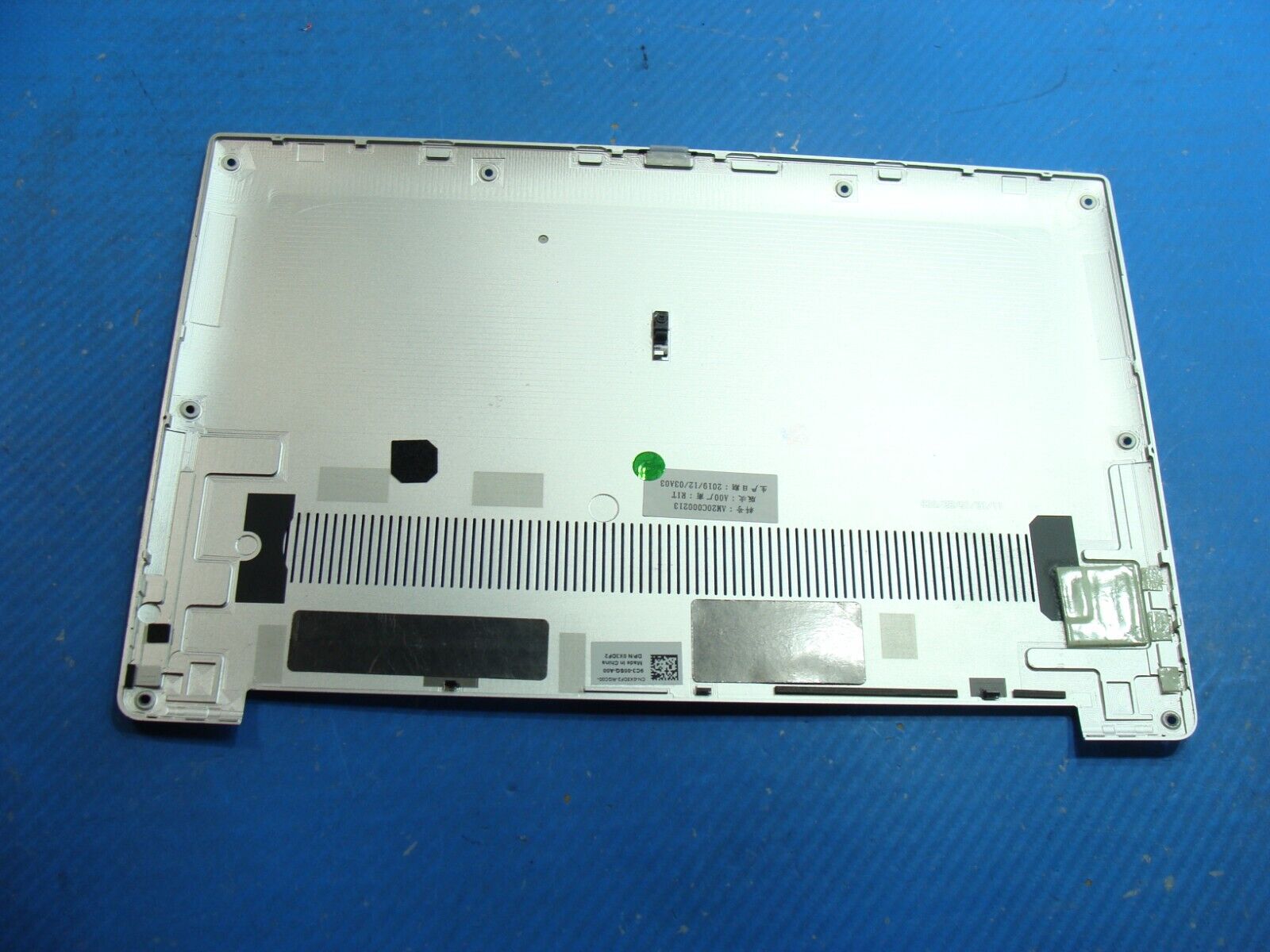 Dell XPS 13 7390 13.3 OEM Bottom Case Base Cover Silver X3DF2 AM20C000213 Grd A