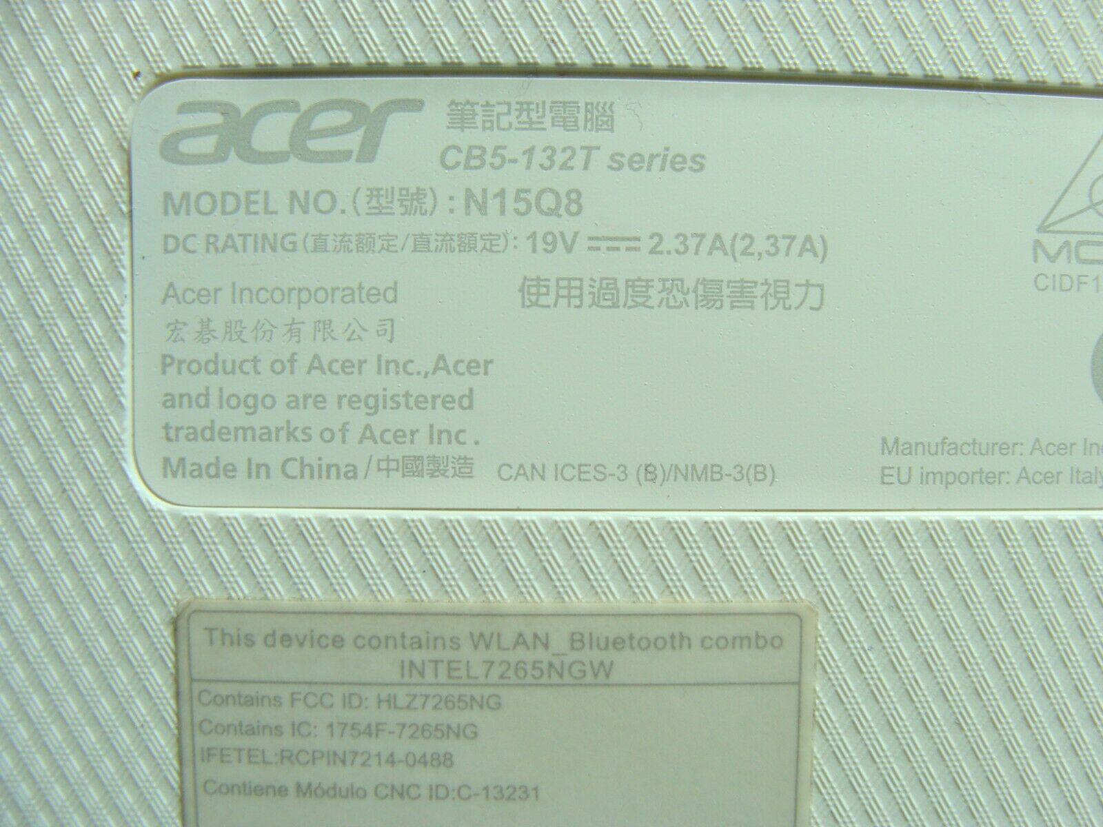 Acer Chromebook CB5-132T-C1LK 11.6