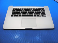 MacBook Pro A1398 15" Mid 2015 MJLT2LL/A Top Case w/Battery Silver 661-02536