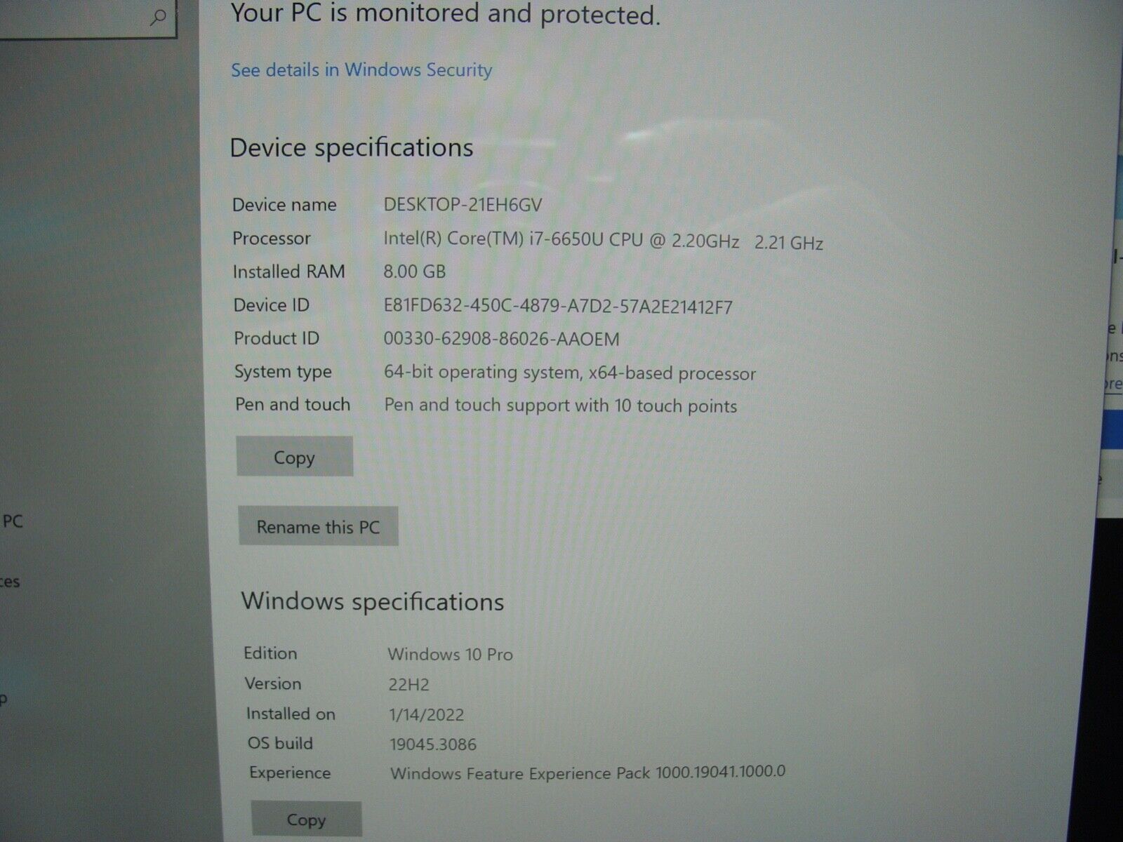 GR8 Lot of 2 Microsoft Surface Pro 4 1724 i7/i5 2.4/2.2 GHz 8GB 256GB Tablet