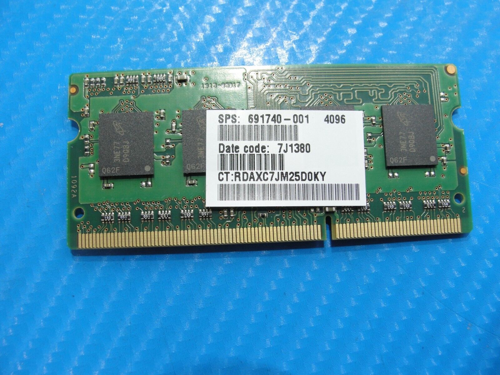 HP m6-k025dx Micron 4Gb 1Rx8 PC3L-12800S SO-DIMM Memory RAM MT8KTF51264HZ-1G6E1