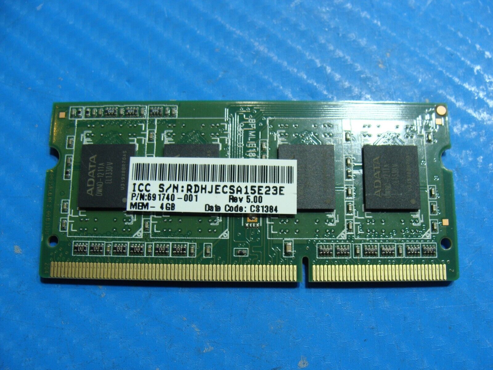 HP m7-J010dx Adata 4Gb 1Rx8 Memory Ram So-Dimm PC3L-12800S AM1L16BC4R1-B1GS