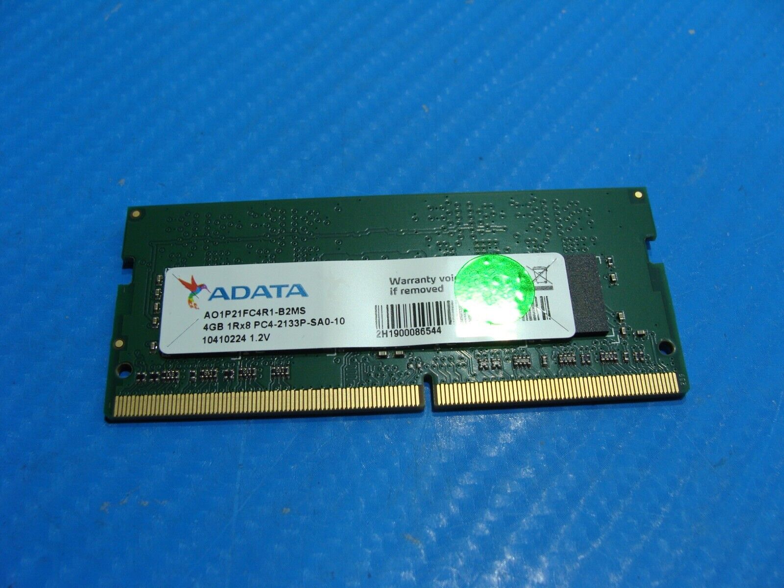Acer E5-575-33BM So-Dimm ADATA 4GB Memory RAM PC4-2133P AO1P21FC4R1-B2MS