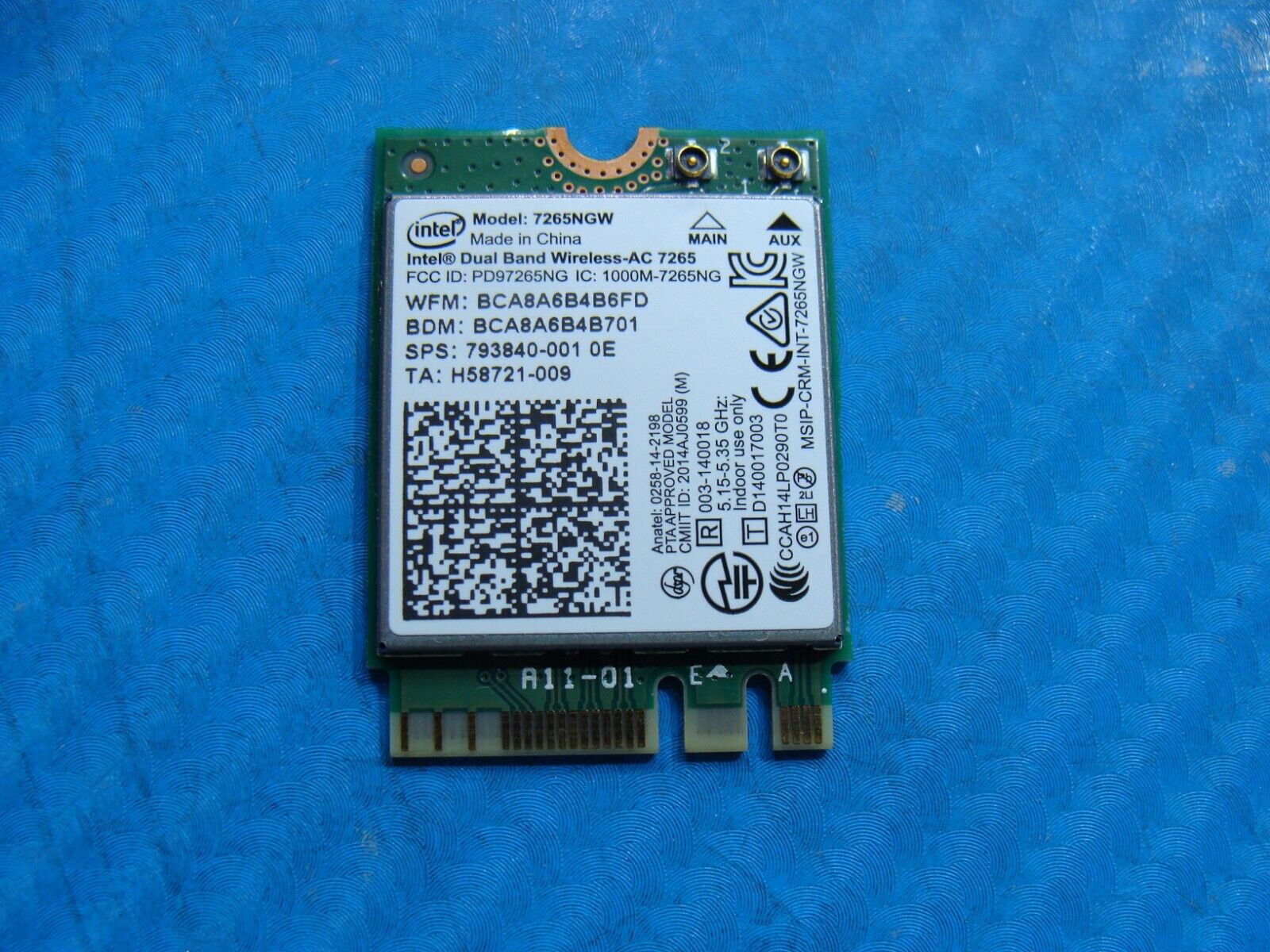 HP Omen 17-w220nr 17.3" Genuine Laptop Wireless WiFi Card 7265NGW 793840-001