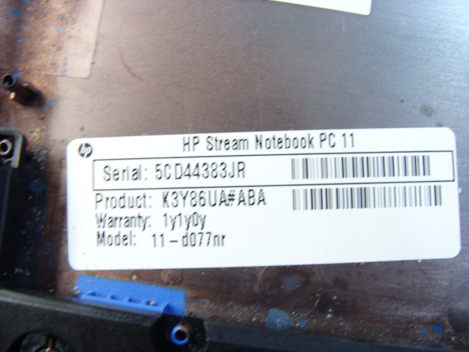 HP Stream 11-d077nr 11.6