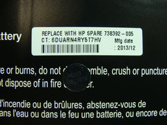 HP Chromebook 14-q049wm 14" Genuine Battery 7.5V 51Wh 6750mAh A2304XL 738392-005 