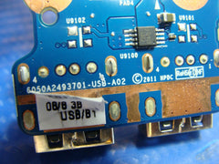 HP 2000-2d09wm 15.6" Genuine Laptop Dual USB Port Board w/Cable 6050A2493701 HP