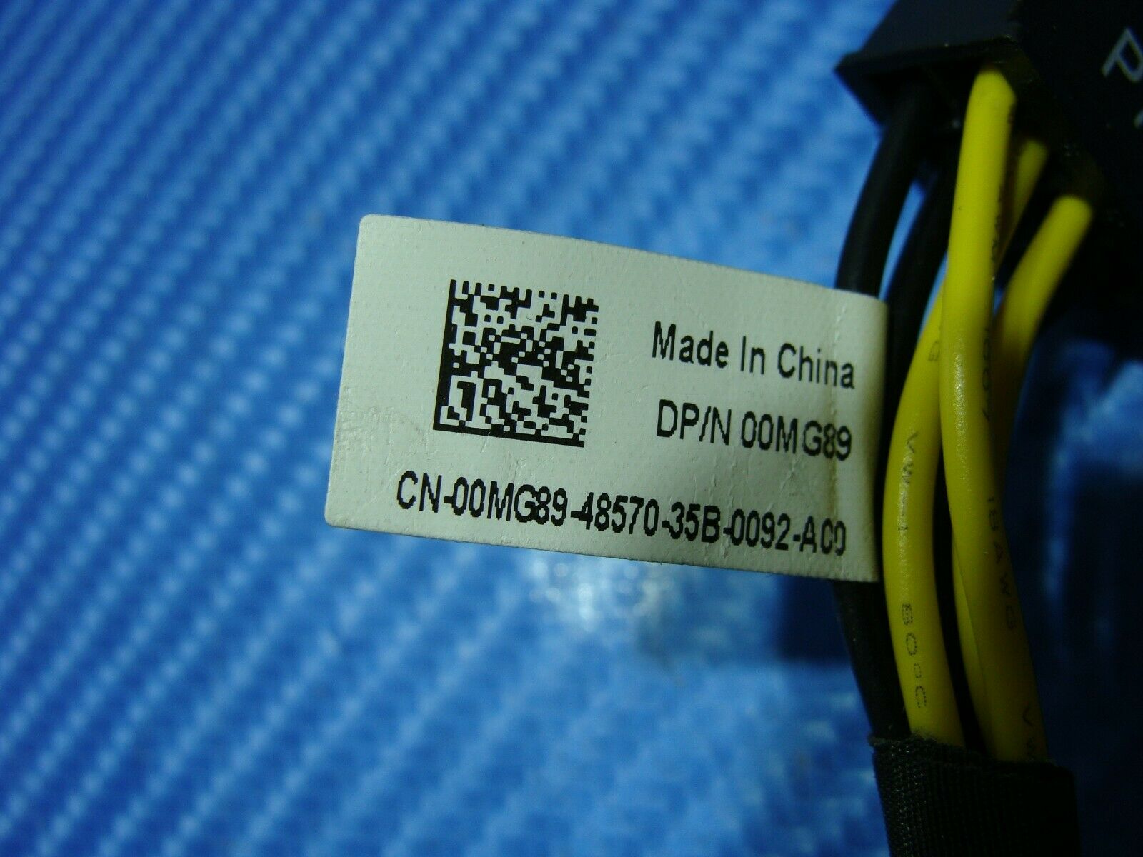 Dell Precision T5600 Genuine Desktop Power Adapter Cable 0MG89 Dell