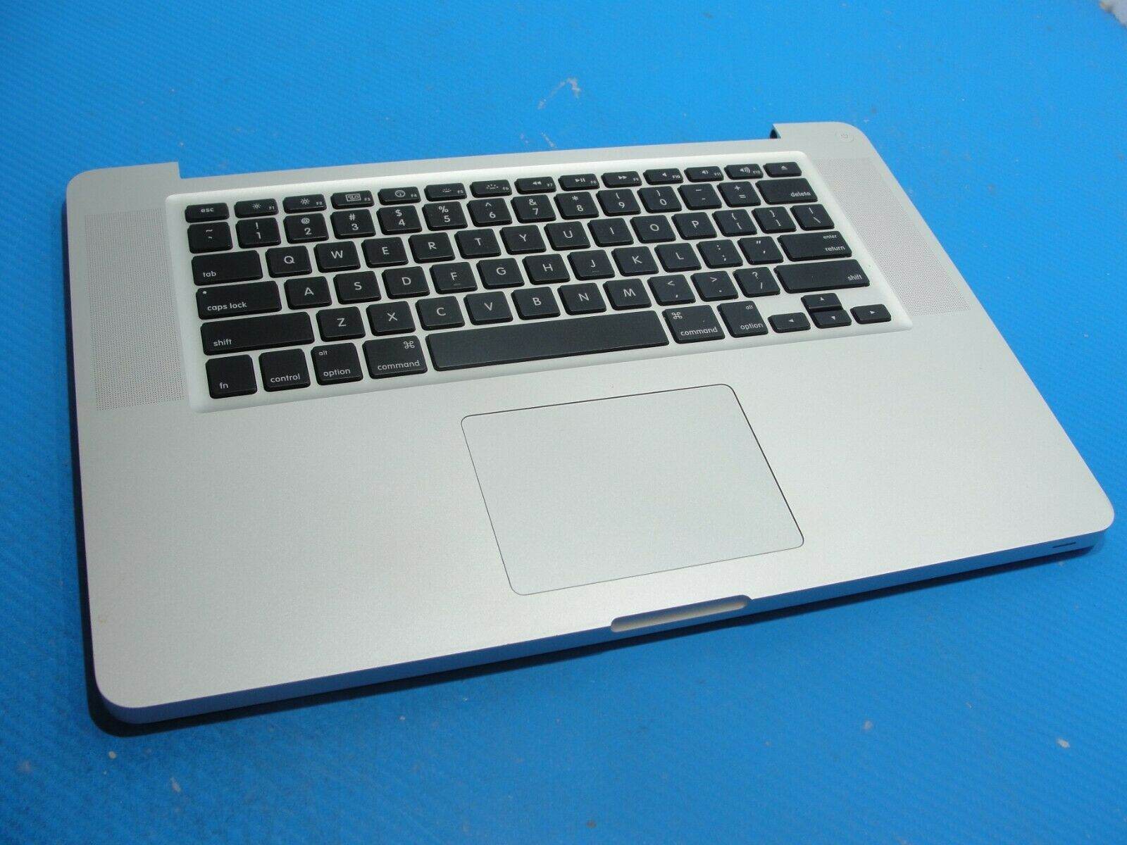 MacBook Pro 15 A1286 2010 MC372LL/A Top Case w/Keyboard Trackpad Silver 661-5481 - Tested Computer Laptop Parts