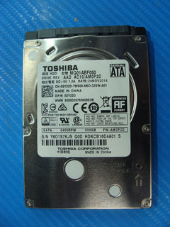 Dell 13 5368 Toshiba 500GB SATA 2.5" 5400RPM HDD Hard Drive MQ01ABF050 2Y22D