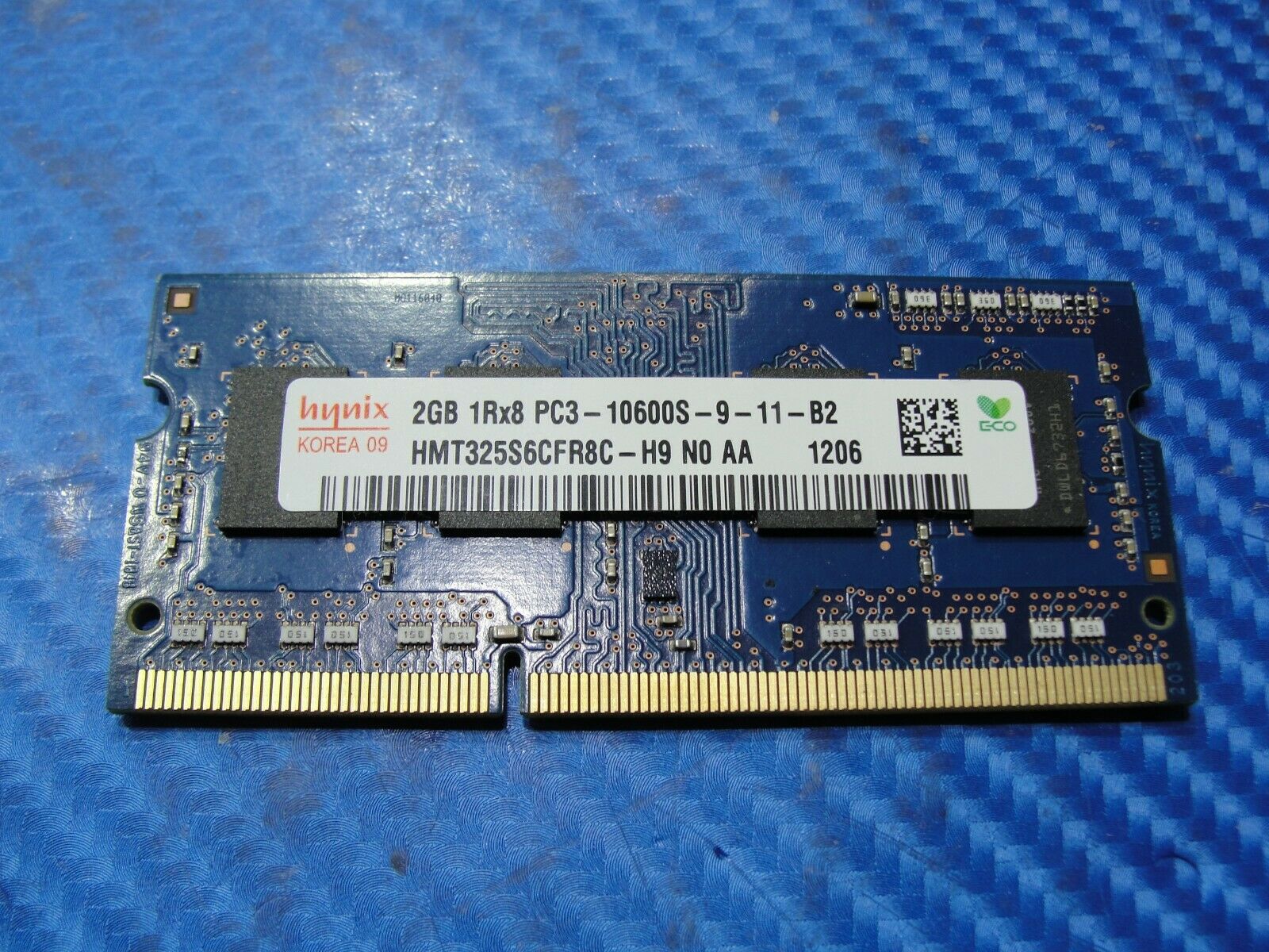 MacBook A1278 Laptop Hynix 2GB Memory RAM PC3-10600S-9-11-B2 HMT325S6CFR8C-H9 #2 Hynix