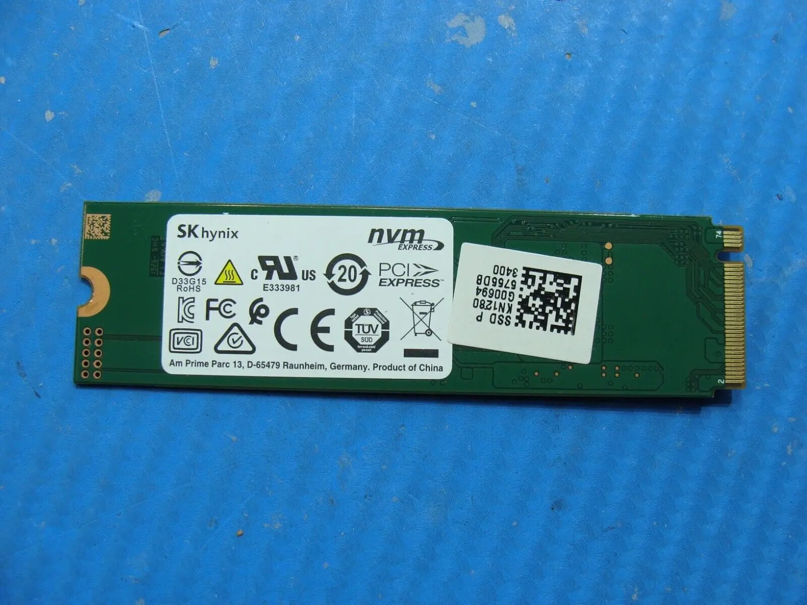 Acer A515-43-R19L SK Hynix 128GB M.2 NVMe Solid State Drive HFM128GDJTNG-8310A