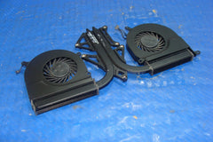 Macbook Pro A1286 15" 2010 MC373LL/A CPU Left Right Fan w/ Heatsink 922-8702 Apple