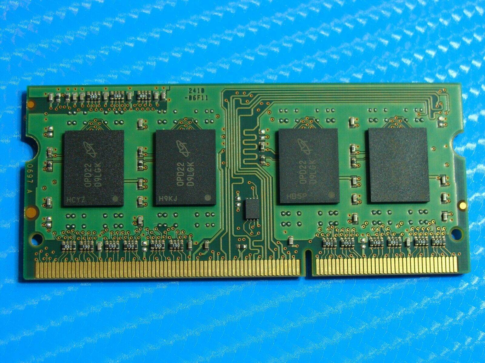 MacBook A1278 Laptop Micron 2GB Memory PC3-8500S-7-10-B1 MT8JSF25664HZ-1G1D1 - Tested Computer Laptop Parts