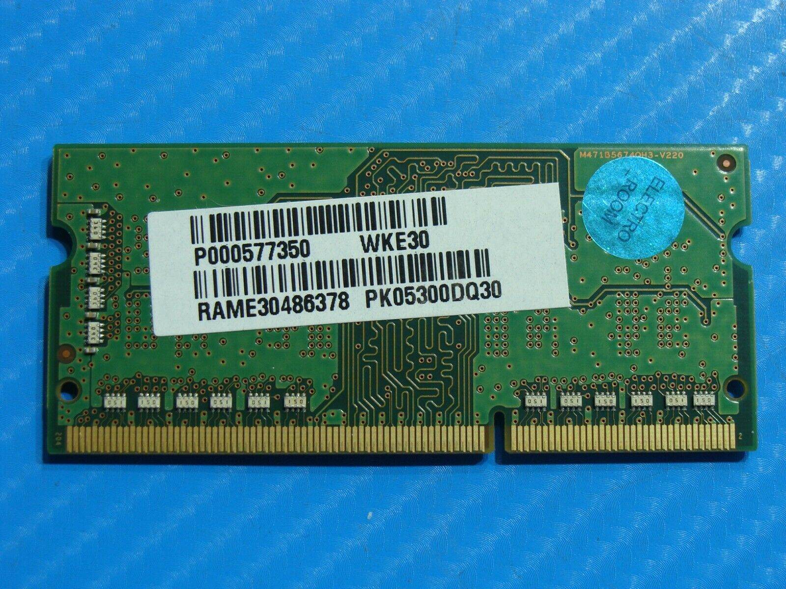 Toshiba C55-B Series Samsung 2GB PC3L-12800S SO-DIMM Memory RAM M471B5674QH0-YK0 - Tested Computer Laptop Parts