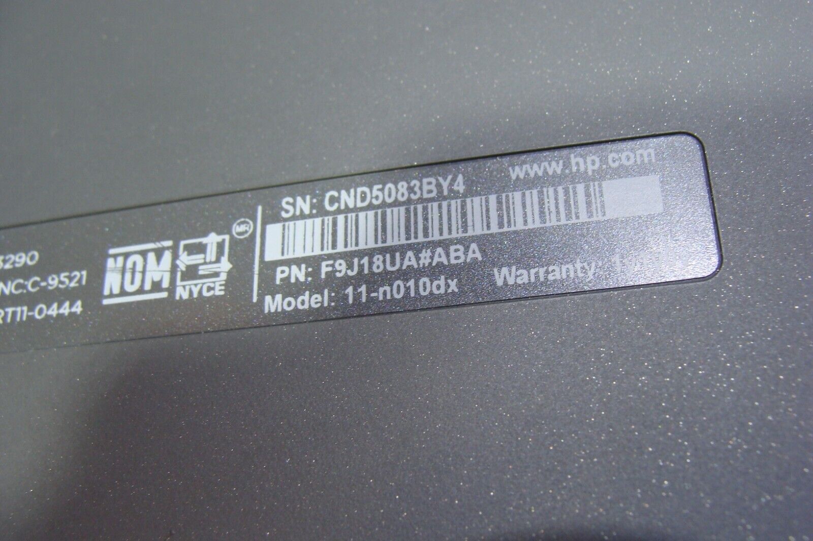 HP Pavilion x360 11-n010dx 11.6