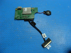 Dell Inspiron 13-5378 13.3" USB Card Reader Board w/CMOS Battery & Cable 3GX53 # Dell