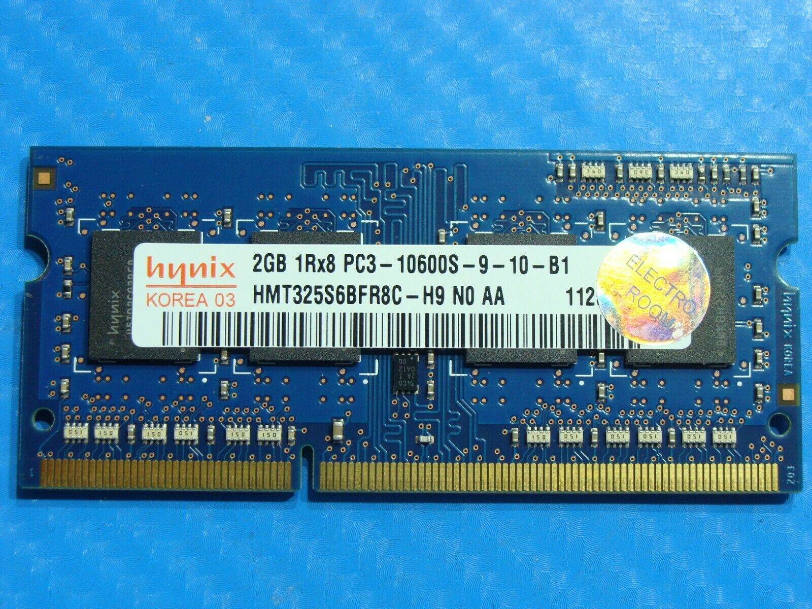 MacBook Pro A1286 Hynix 2GB 1Rx8 SO-DIMM Memory RAM PC3-10600S HMT325S6BFR8C-H9 - Tested Computer Laptop Parts