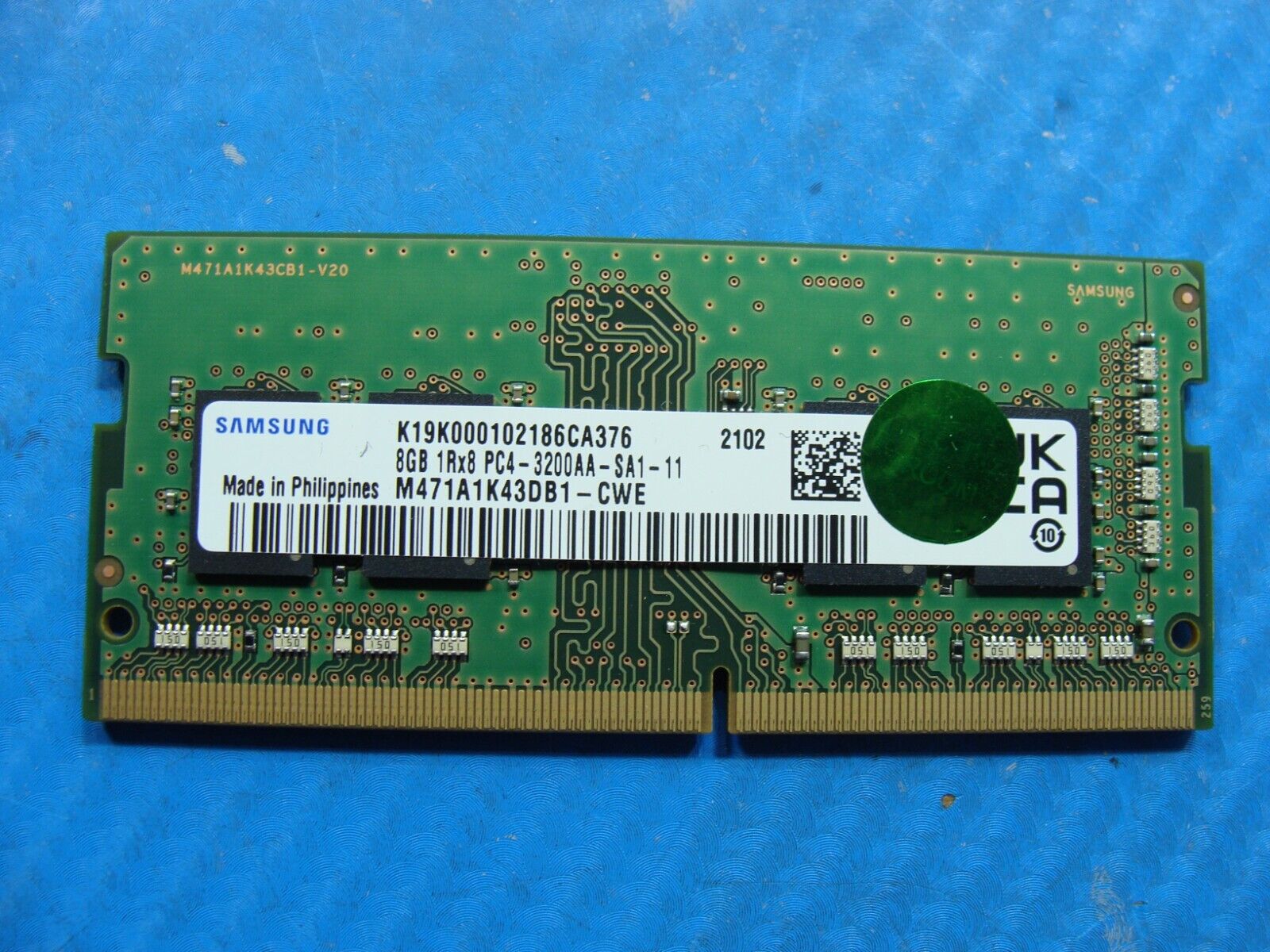 HP 600 G6 Samsung 8GB 1Rx8 PC4-3200AA Memory RAM SO-DIMM M471A1K43DB1-CWE