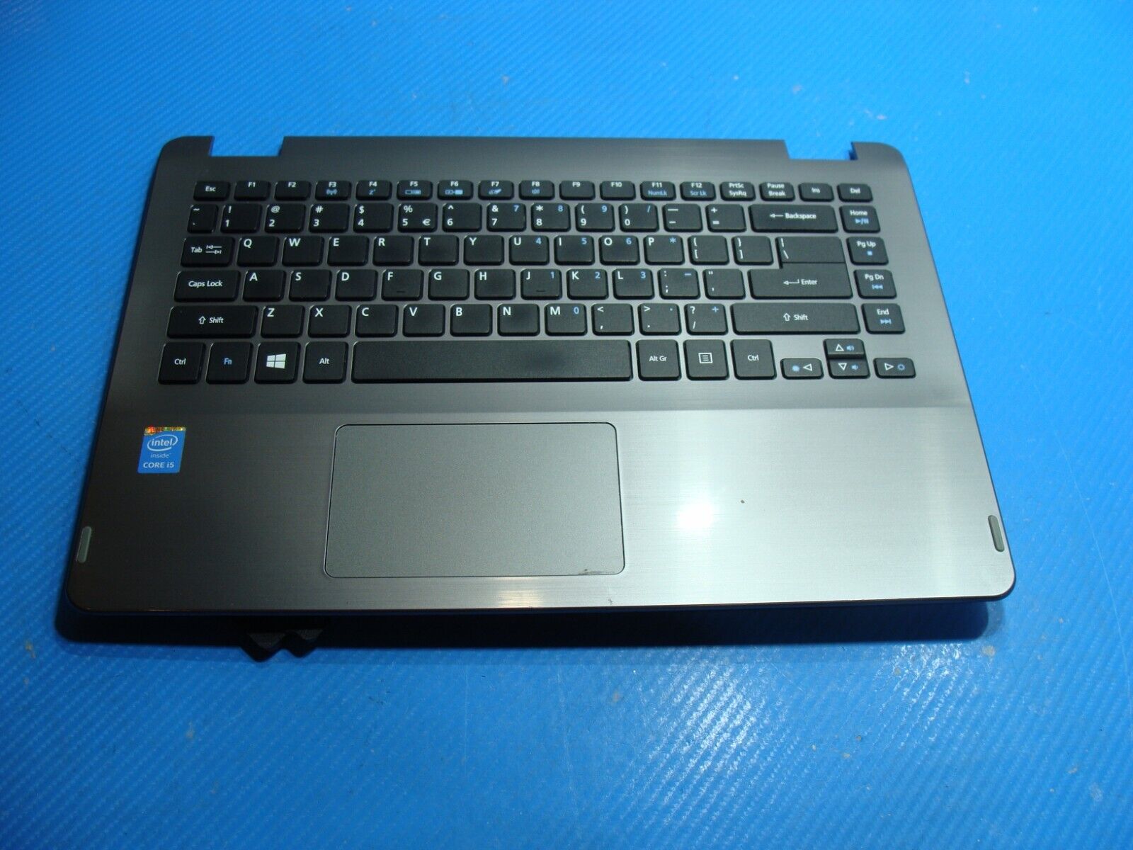 Acer Aspire R14 14" R3-471T-54T1 OEM Palmrest w/Touchpad Keyboard EAZQX001010