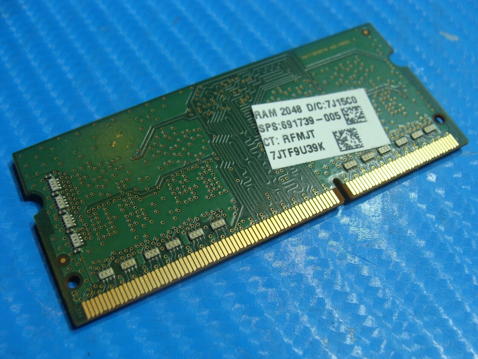 HP m6-p114dx Samsung 2GB 1Rx16 PC3L-12800S SO-DIMM RAM Memory M471B5674EB0-YK0 Samsung