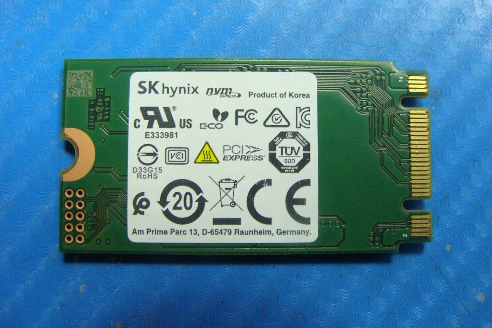Lenovo Flex-14IWL SK hynix 128GB NVMe M.2 SSD HFM128GDHTNG-8310A 01FR545 - Tested Computer Laptop Parts