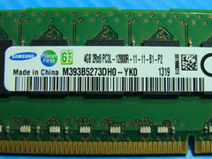 Dell T3600 Samsung 4GB 2Rx8 PC3L-12800R RDIMM Memory RAM M393B5273DH0-YK0 - Tested Computer Laptop Parts