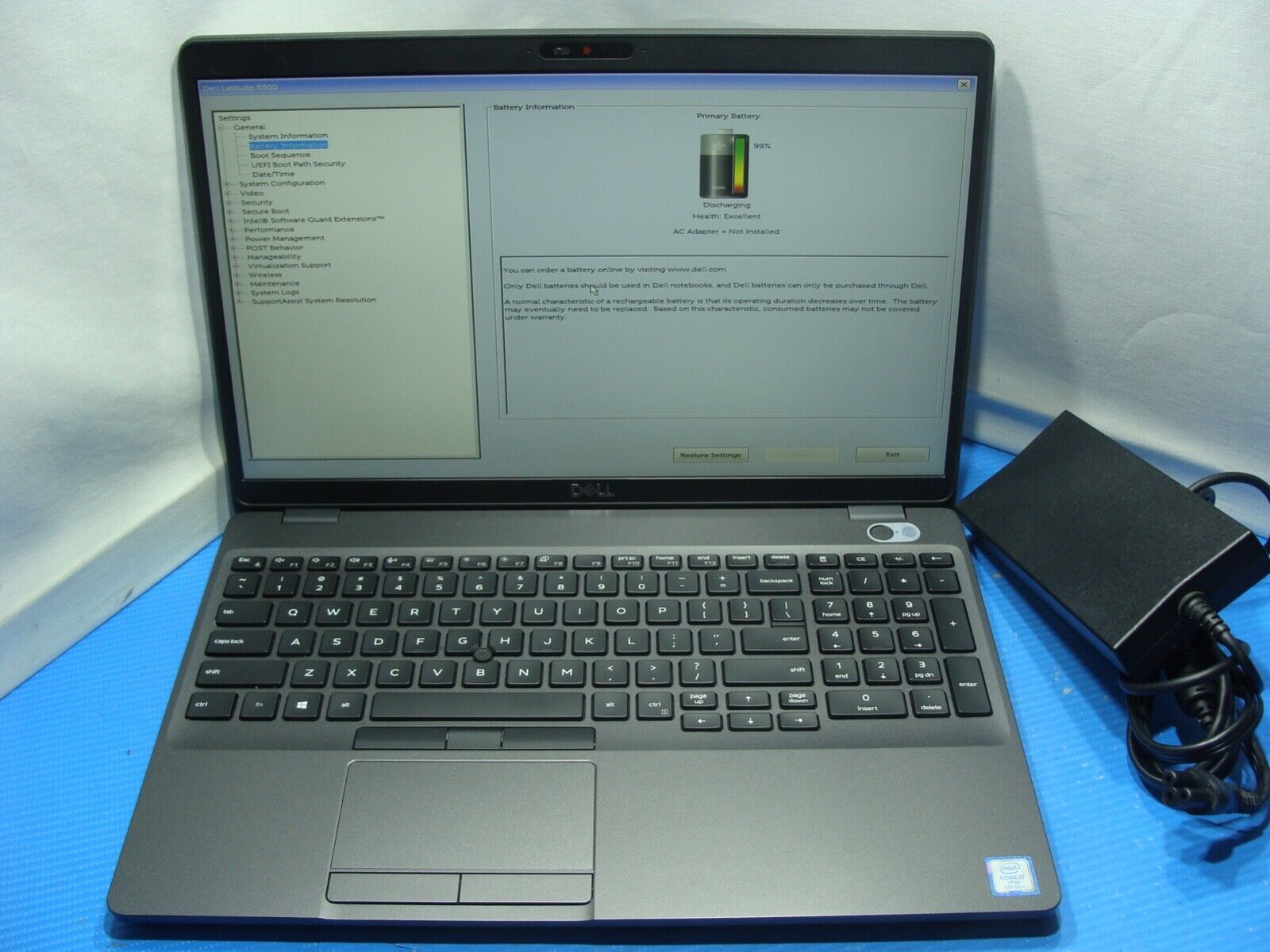 Warranty Dell Latitude 5500 Laptop Intel i7-8665U 16GB RAM 512GB SSD Win11P Adpt