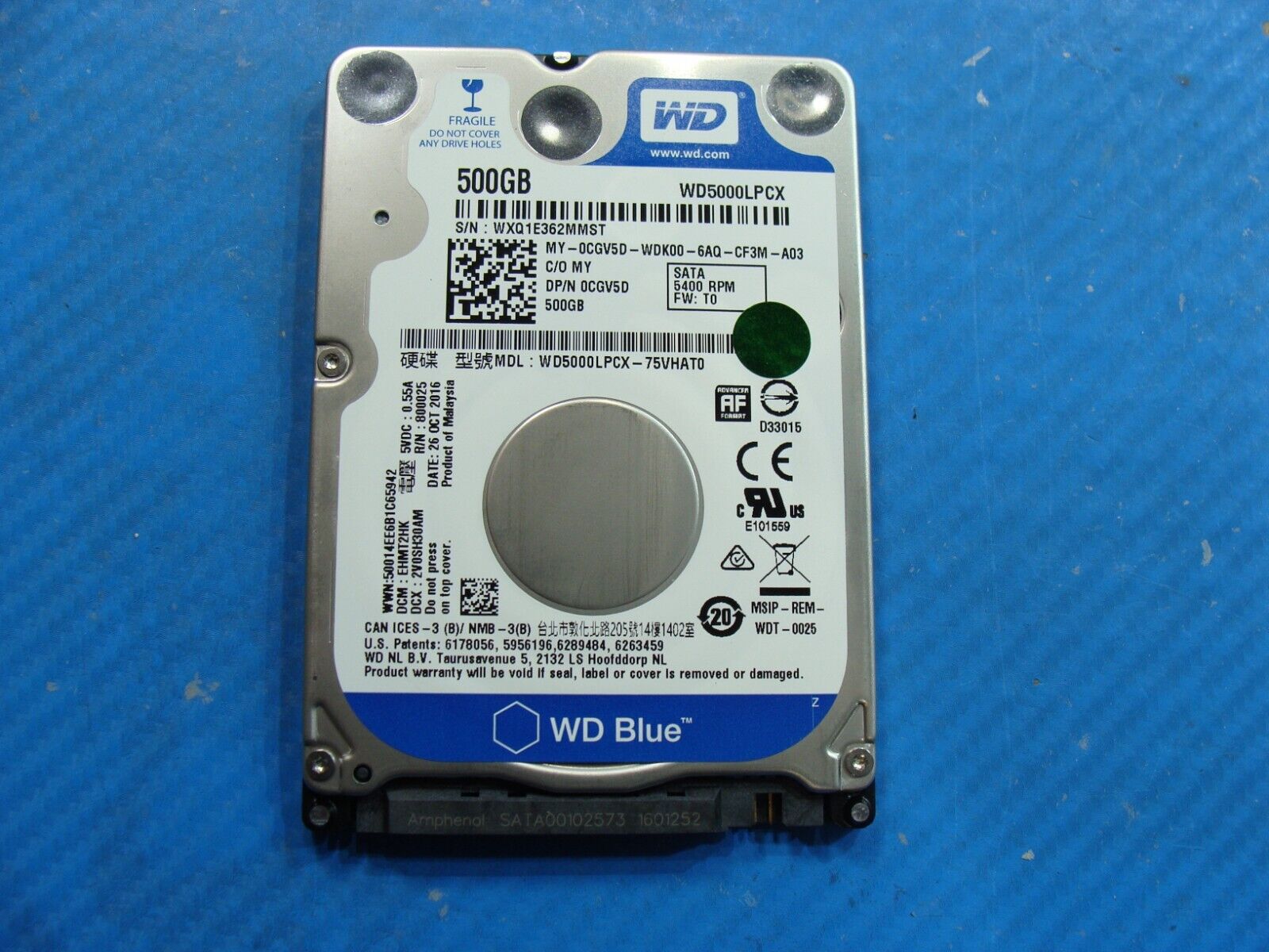 Dell 13 5368 WD 500GB SATA 2.5