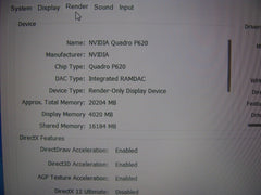 Warranty OB Dell Precision 3551 FHD A+ i7-10875H 2.70Ghz 32GB 512GB Quadro P620
