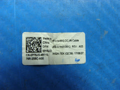 Dell Inspiron 13-7378 13.3" DC IN Power Jack w/Cable PF8JG 450.07R03.0013 - Laptop Parts - Buy Authentic Computer Parts - Top Seller Ebay