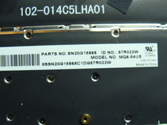 Lenovo X1 Carbon 3rd Gen 14" Palmrest w/Touchpad Keyboard BL 460.01402.0002