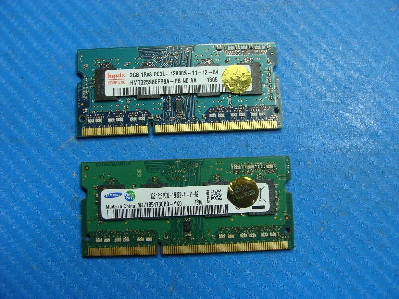 HP m6-1205dx Samsung 6Gb 1Rx8 (2Gb+4Gb) SO-DIMM Memory RAM m471b5173cb0-yk0 - Tested Computer Laptop Parts