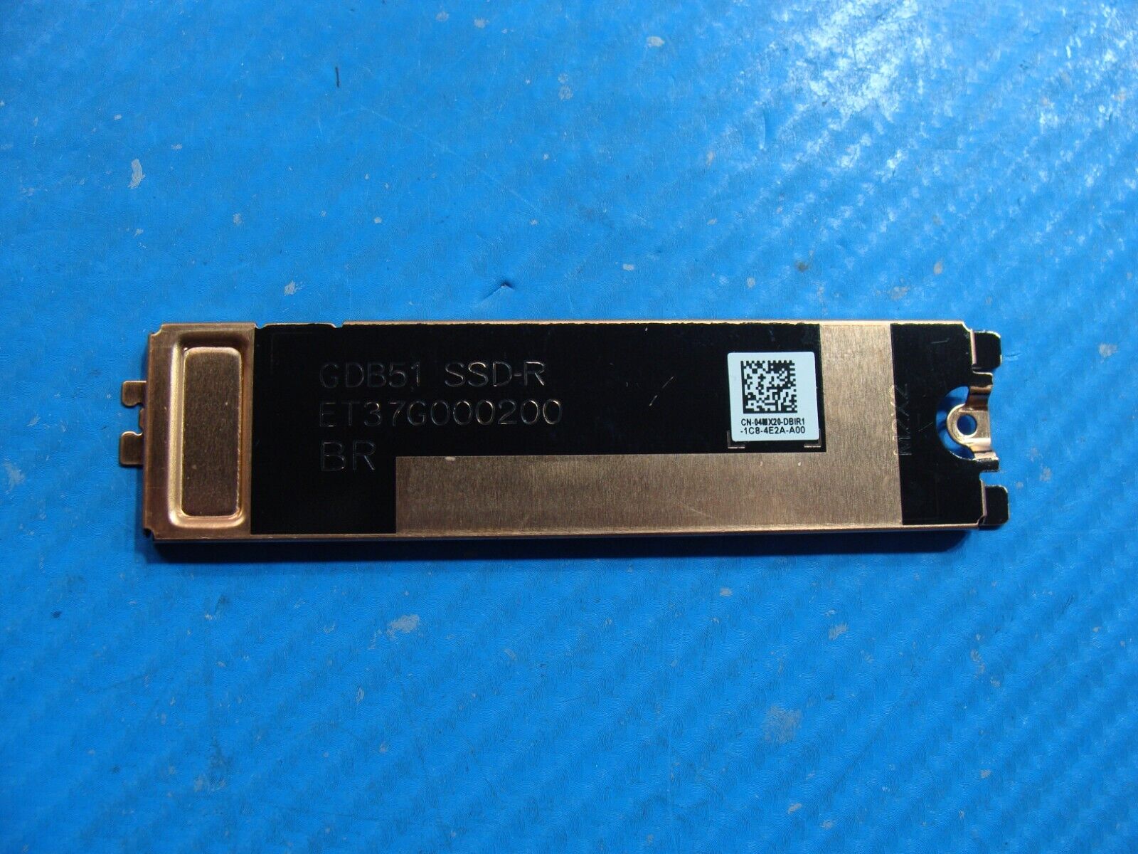 Dell Precision 5560 15.6 Genuine M.2 SSD Right Thermal Bracket w/Screw 4MX20