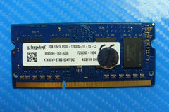 Dell Inspiron 11 3157 Kingston Memory Ram 2Gb pc3l-12800s ktx3gv-etbs16047f9q7 - Tested Computer Laptop Parts