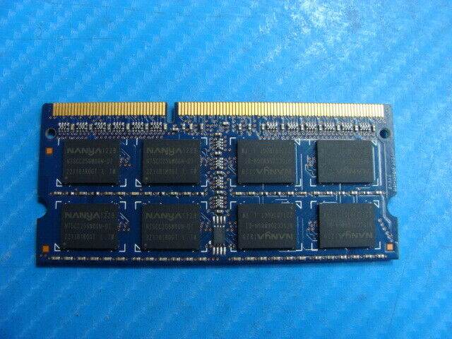 Dell M17x R4 Nanya 4GB 2Rx8 PC3-12800S SO-DIMM Memory RAM NT4GC64B8HG0NS-DI - Tested Computer Laptop Parts