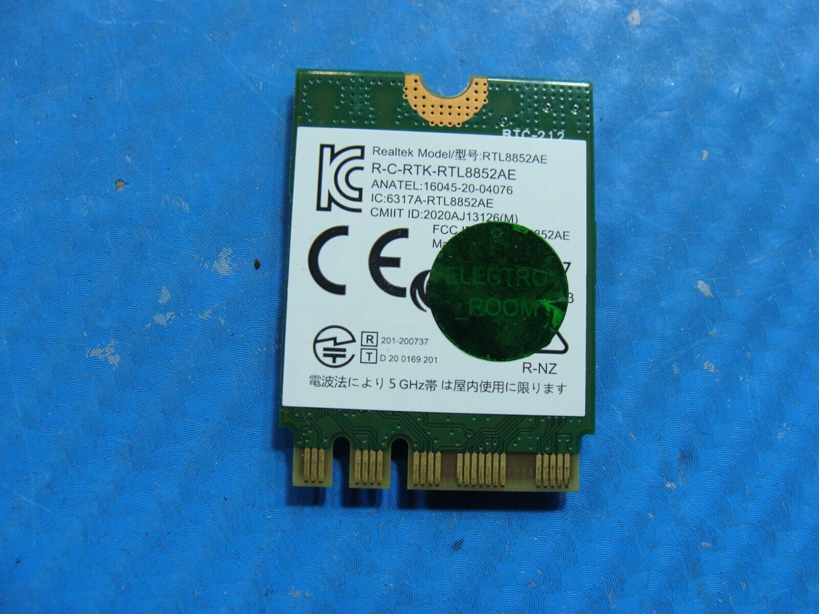 Lenovo ThinkPad 15.6” E15 Gen 3 OEM WiFi Wireless Card 5W10V25797 RTL8852AE