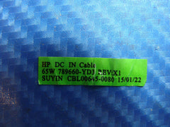 HP Spectre X360 13-4005dx 13.3" Genuine DC IN Power Jack w/Cable 789660-YD3 HP