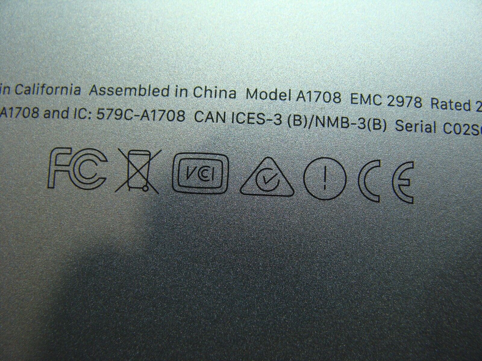 MacBook Pro A1708 13