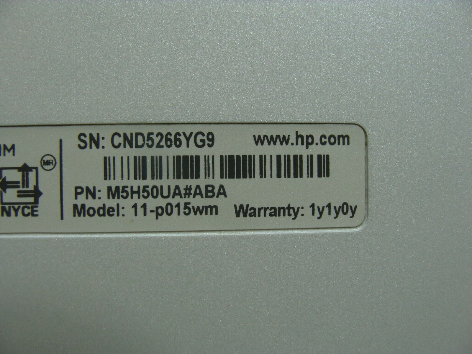 HP Stream 11.6 X360 11-p015wm Genuine Laptop Bottom Case Base Cover AP1A6000550