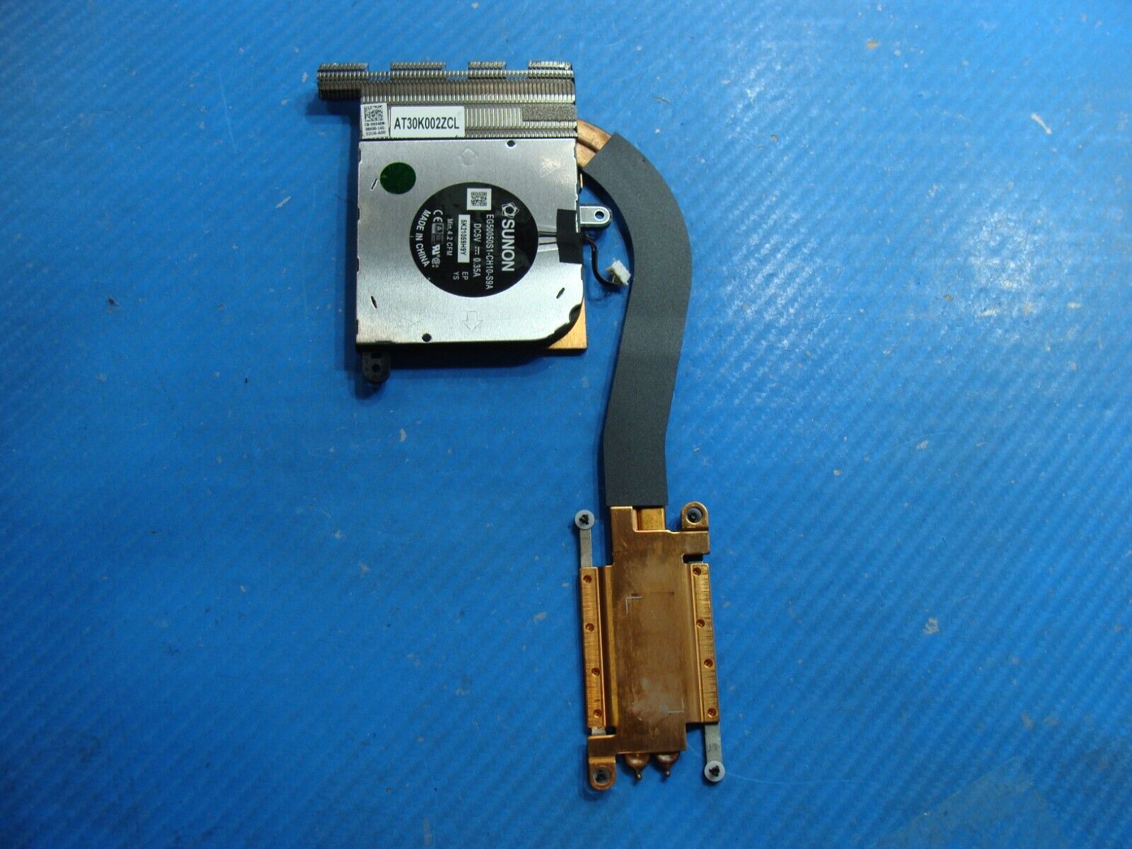 Dell Latitude 5420 14 Genuine CPU Cooling Fan w/Heatsink HX40M AT30K002ZCL