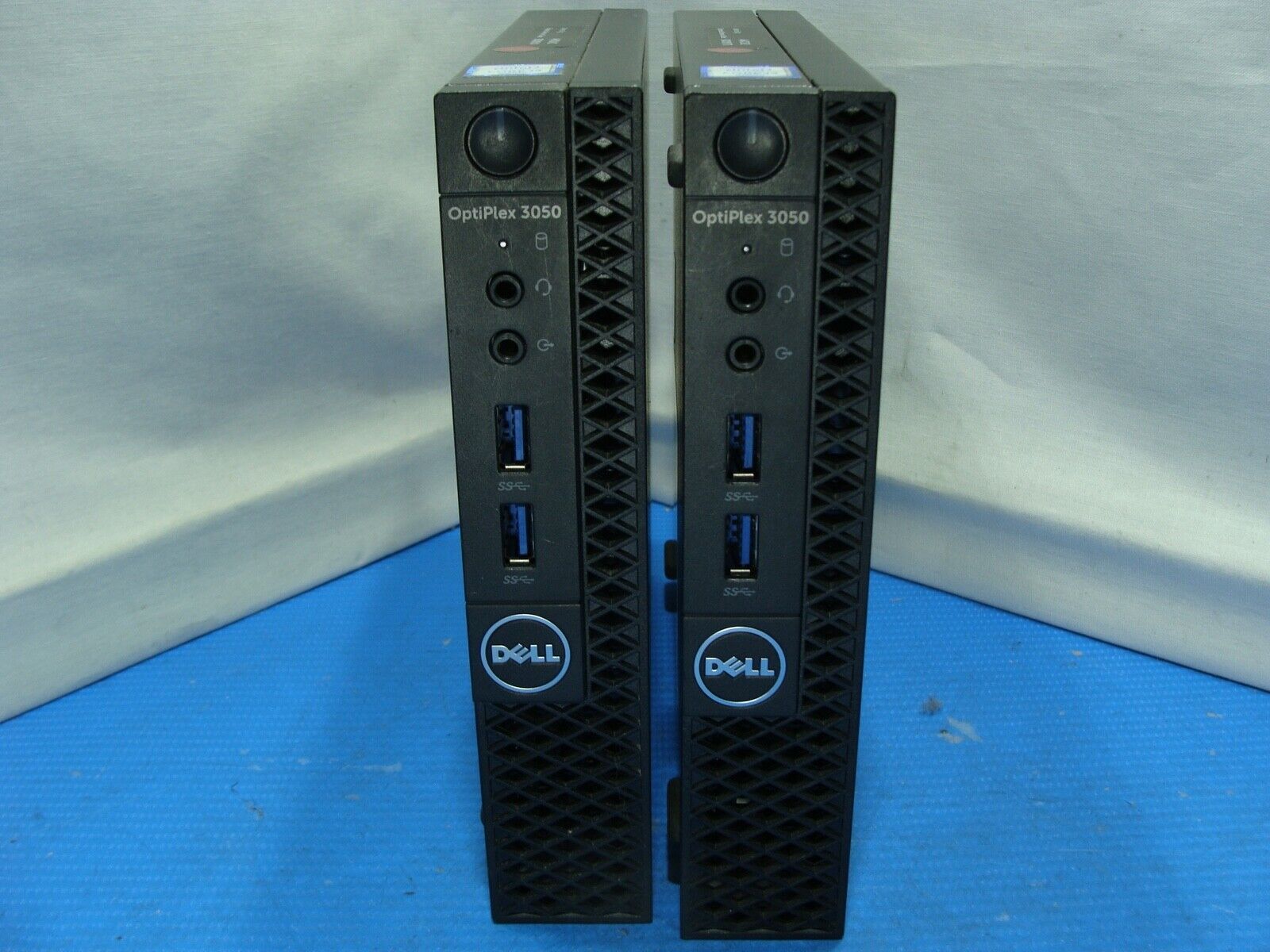 Lot of 2 Grade A DELL Optiplex 3050 MFF Intel i3-6100T 3.20GH 4GB RAM 512GB W10P