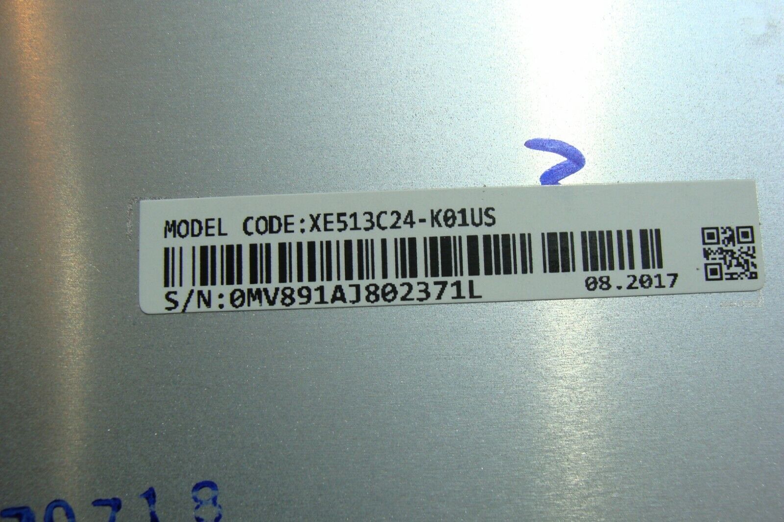 Samsung Chromebook 12.3 XE513C24-K01US OEM Bottom Case Cover BA98-00872A