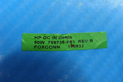 HP Pavilion x360 15-br055nr 15.6" Genuine DC in Power Jack w/Cable 799735-f51 