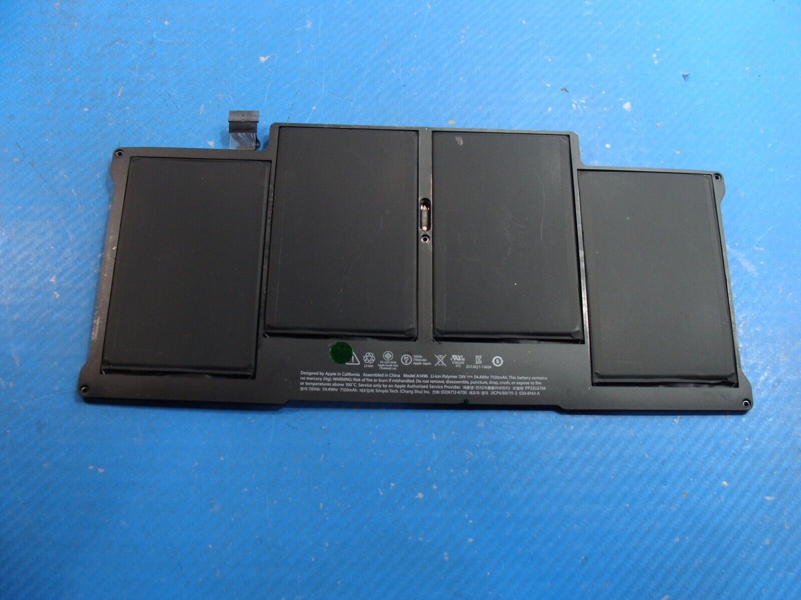 MacBook Air A1466 13 Early 2014 MD760LL/B Battery 7.6V 54.4Whr 7150mAh 661-7474