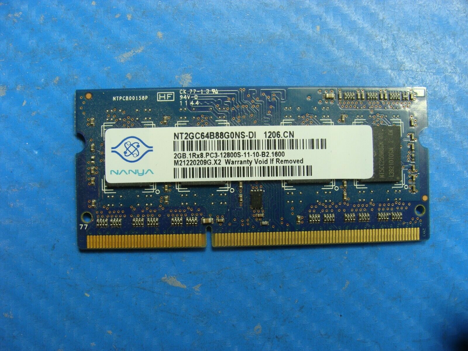 Dell 14R 5421 Nanya 2GB 1Rx8 PC3-12800S So-Dimm Memory RAM NT2GC64B88G0NS-DI - Laptop Parts - Buy Authentic Computer Parts - Top Seller Ebay