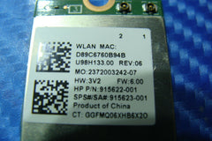 HP Pavilion x360 15-cr0037wm 15.6" OEM Wireless WiFi Card 915622-001 RTL8822BE HP
