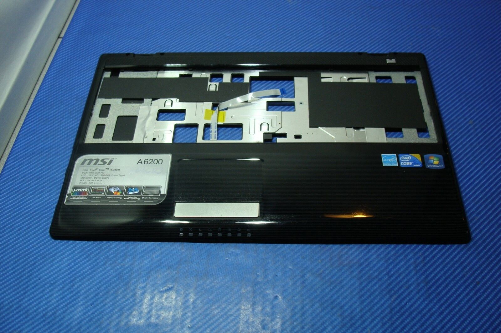 MSI 15.6 A6200 Genuine Laptop Palmrest w/TouchPad 683C211Y31A E2P-683C211-Y31