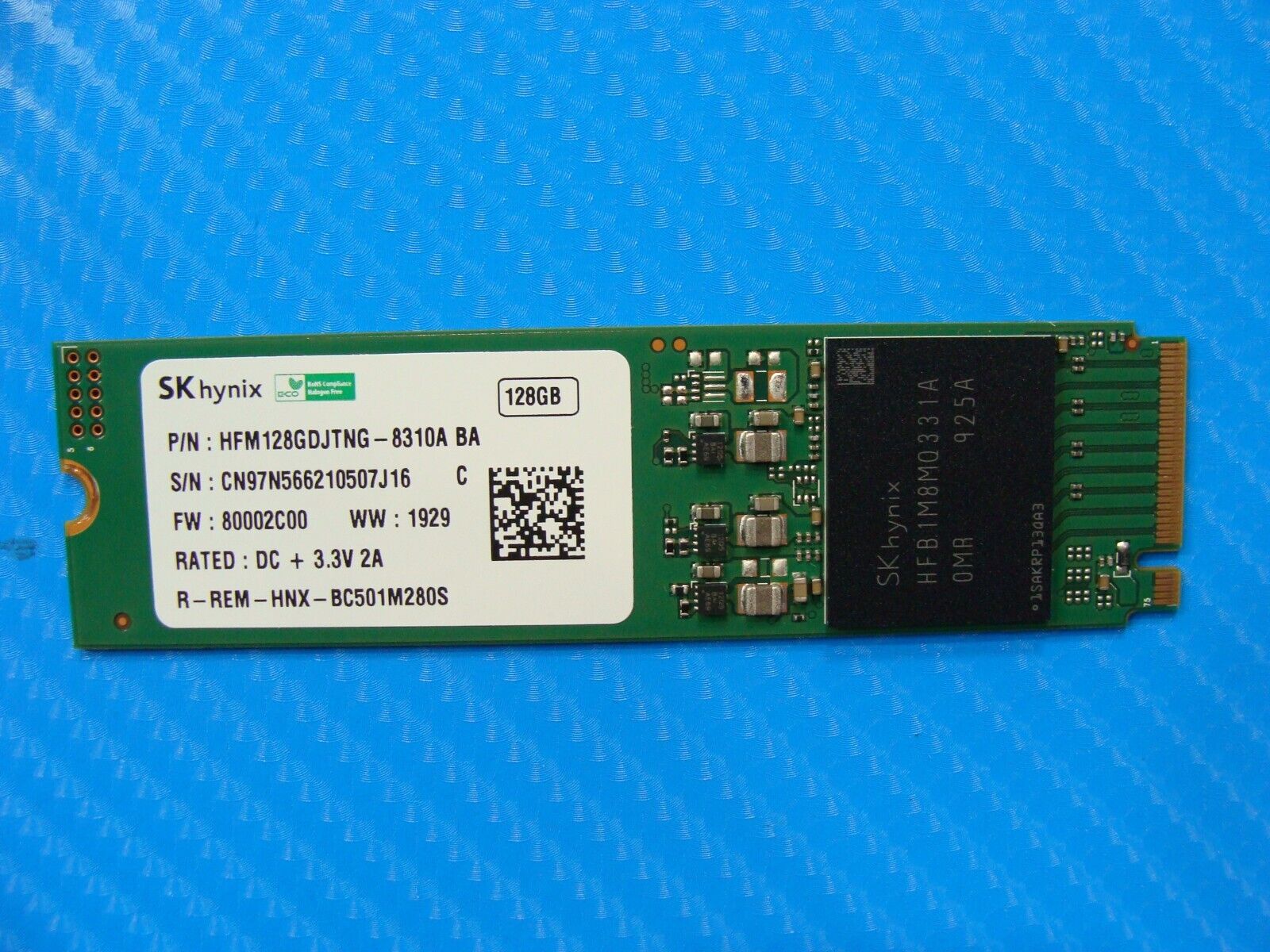 Acer A515-43-R19L SK Hynix 128GB M.2 NVMe Solid State Drive HFM128GDJTNG-8310A