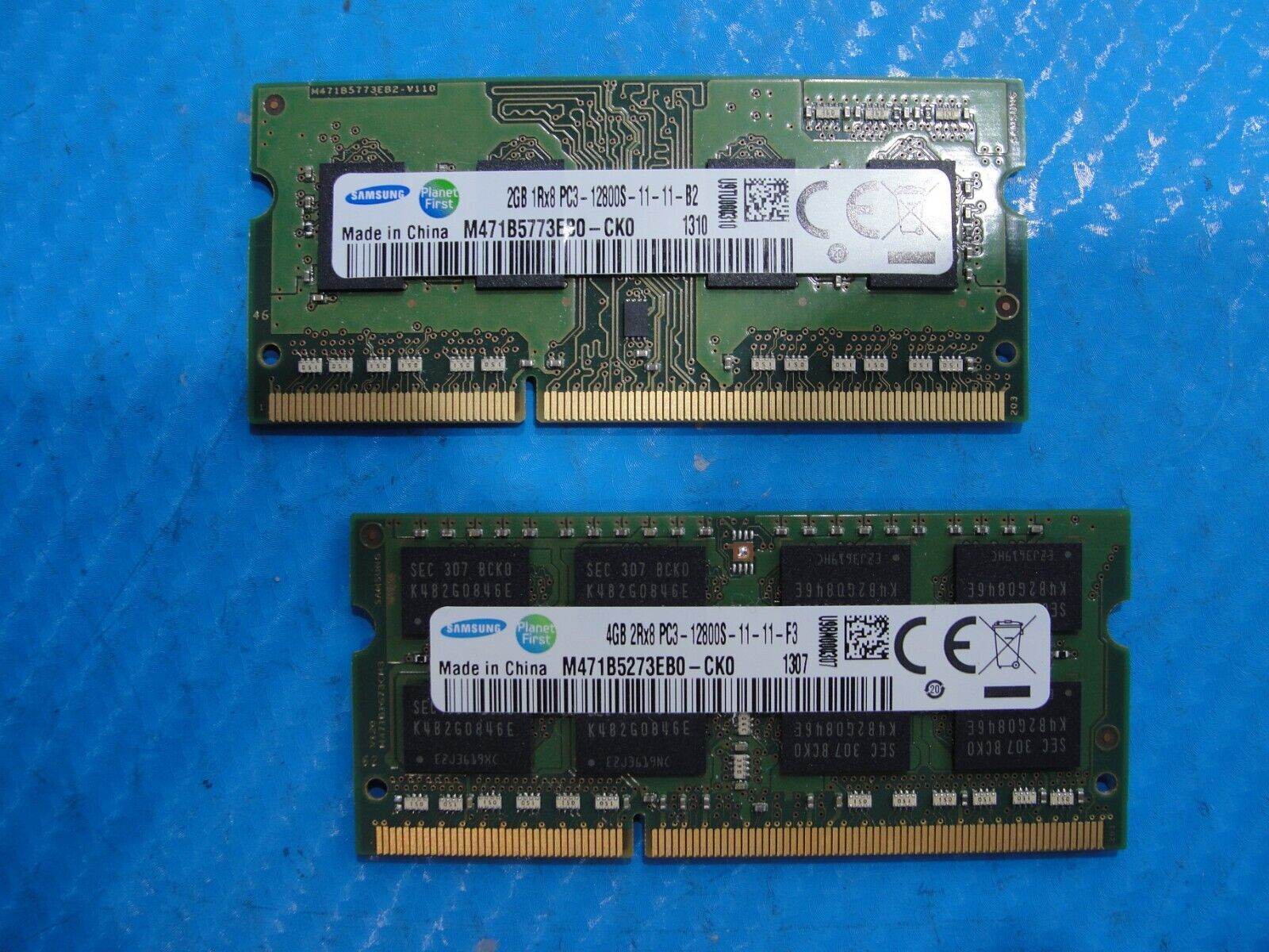 Samsung NP510R5E-A01UB 2Gb & 4Gb Memory So-Dimm PC3-12800S M471B5273EB0-CK0 - Tested Computer Laptop Parts